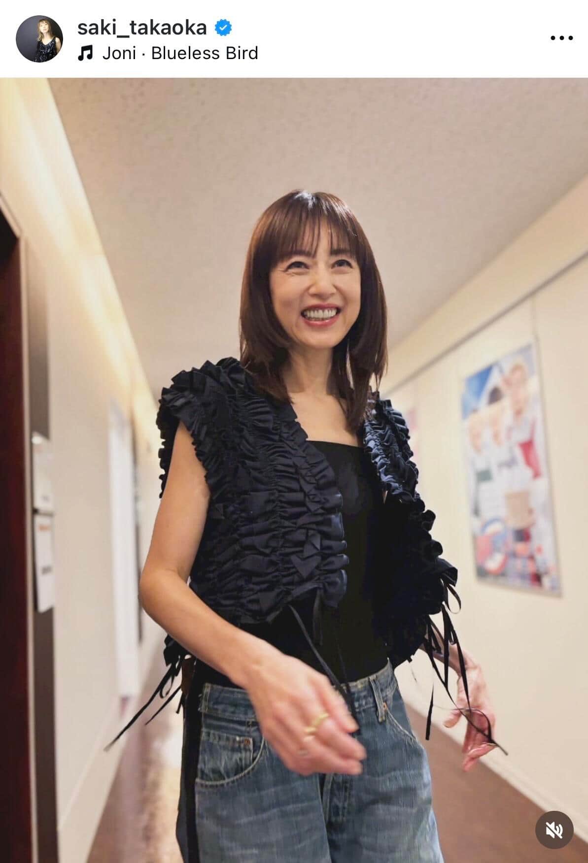 高岡早紀さんのインスタグラム（＠saki_takaoka）より
