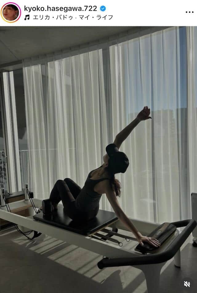 長谷川京子さんのインスタグラム（＠kyoko.hasegawa.722）より