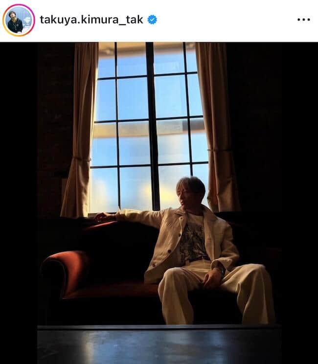 木村拓哉さんのインスタグラム（＠takuya.kimura_tak）より