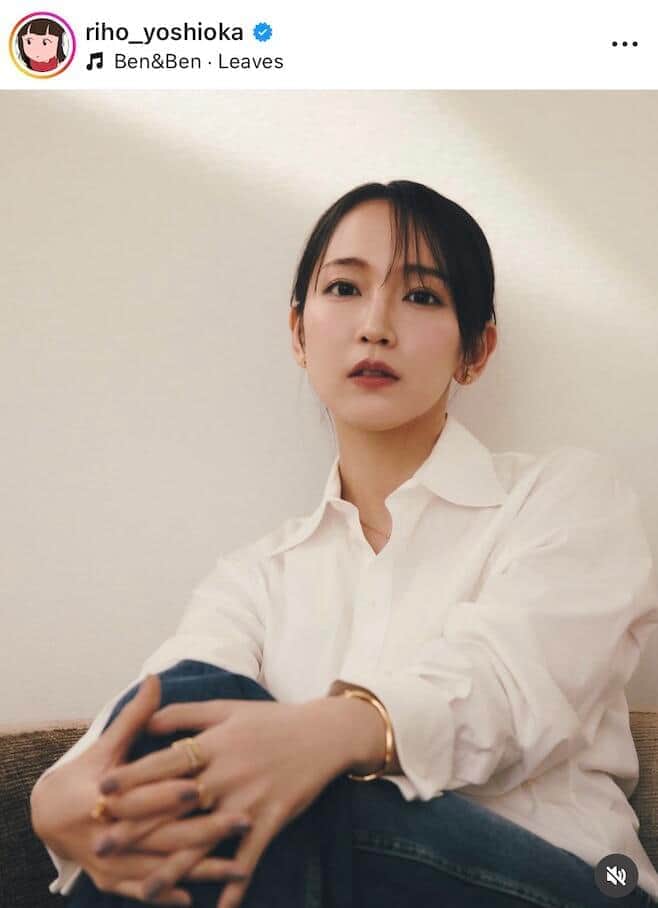 吉岡里帆、ショーパン×ニットのコーデで最強カワイイ...誕生日メッセージに感謝　「ますます魅力的」