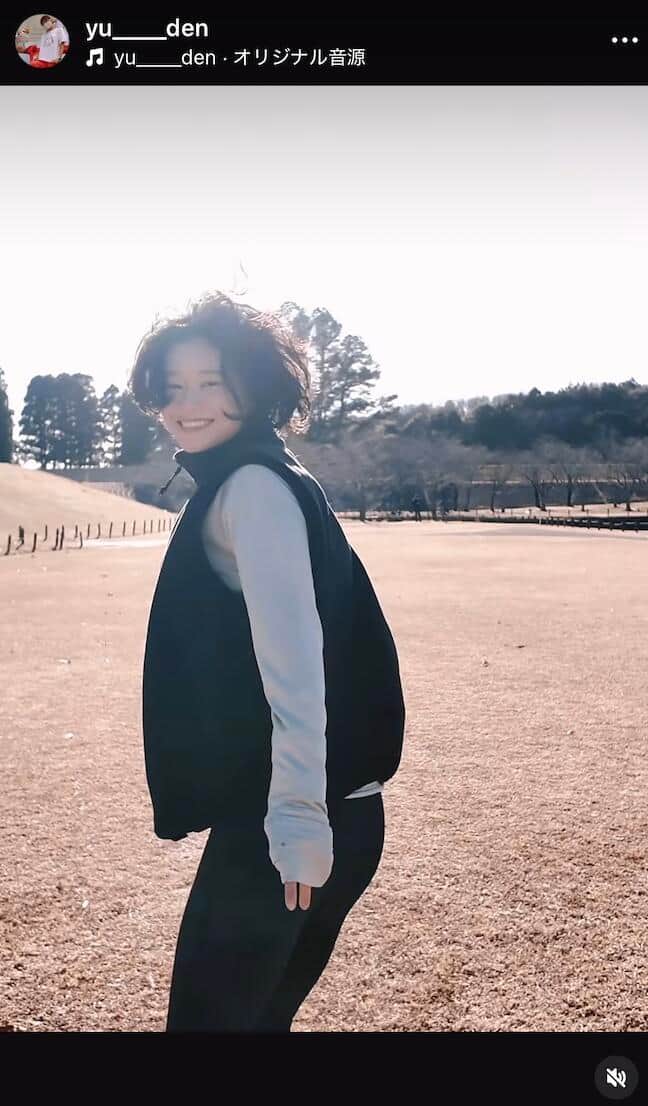 田中佑美選手のインスタグラム（＠yu____den）より