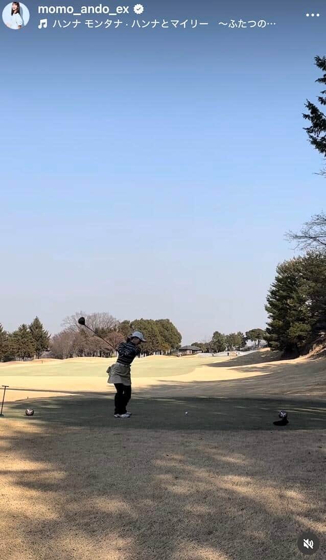 安藤萌々さんのインスタグラム（＠momo_ando_ex）より