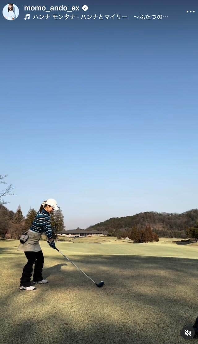 安藤萌々さんのインスタグラム（＠momo_ando_ex）より