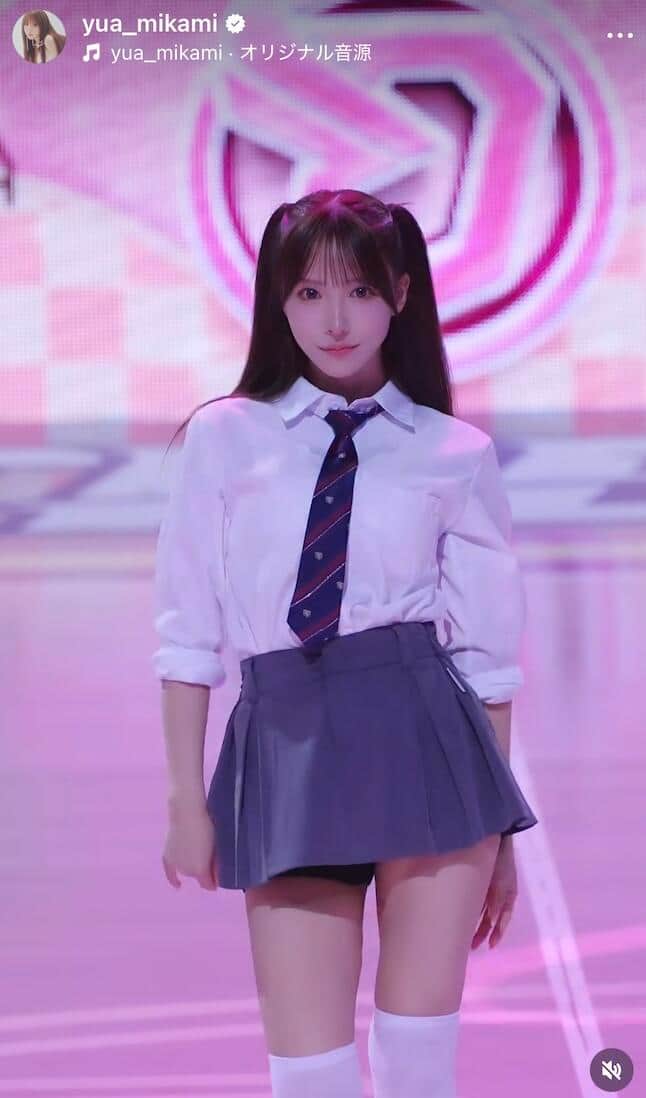 三上悠亜さんのインスタグラム（＠yua_mikami）より