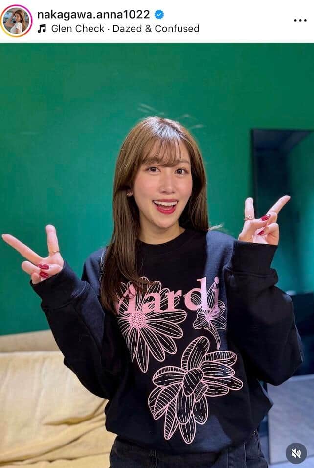 中川安奈さんのインスタグラム（＠nakagawa.anna1022）より