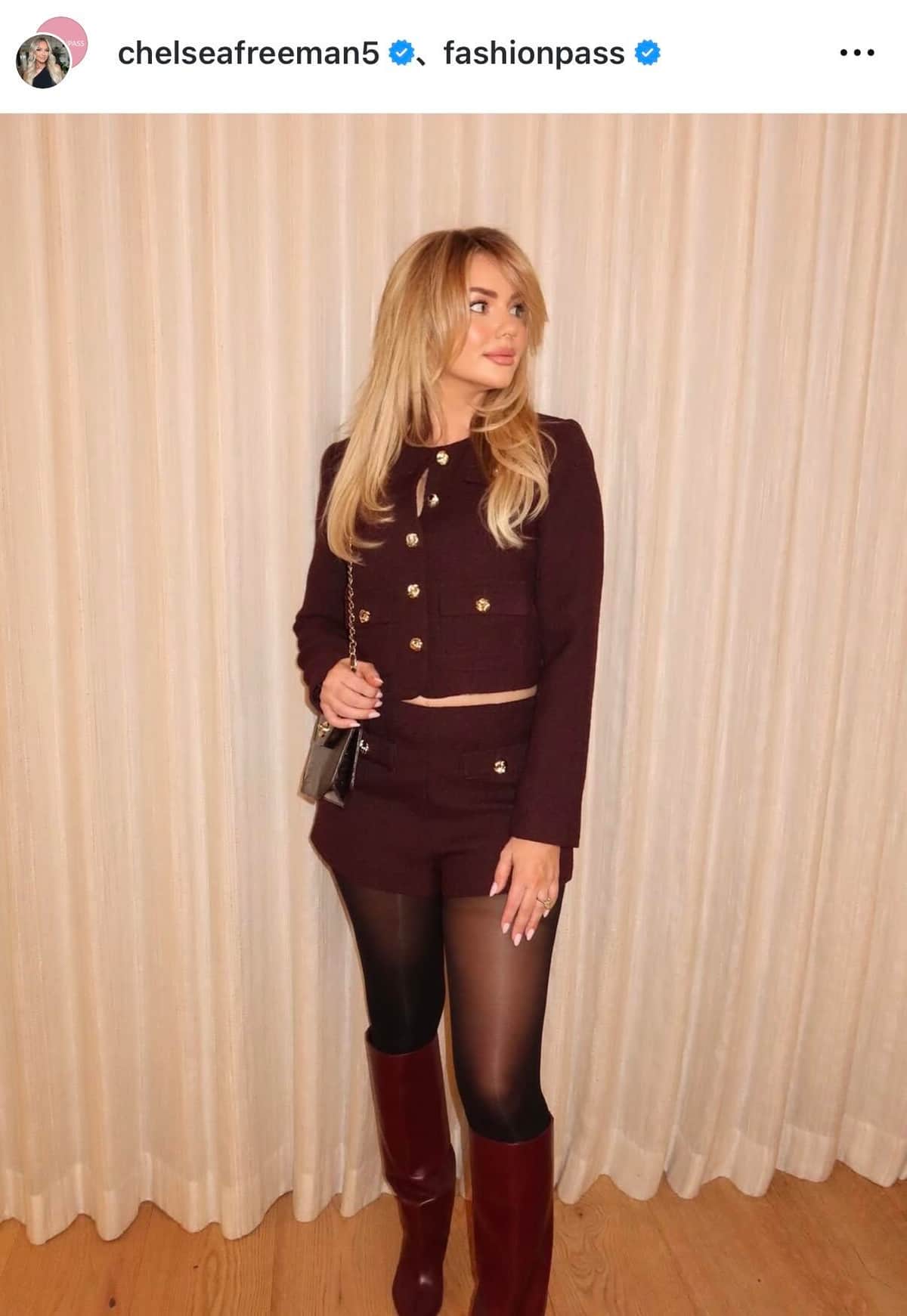 チェルシーさんのインスタグラム（＠chelseafreeman5）より