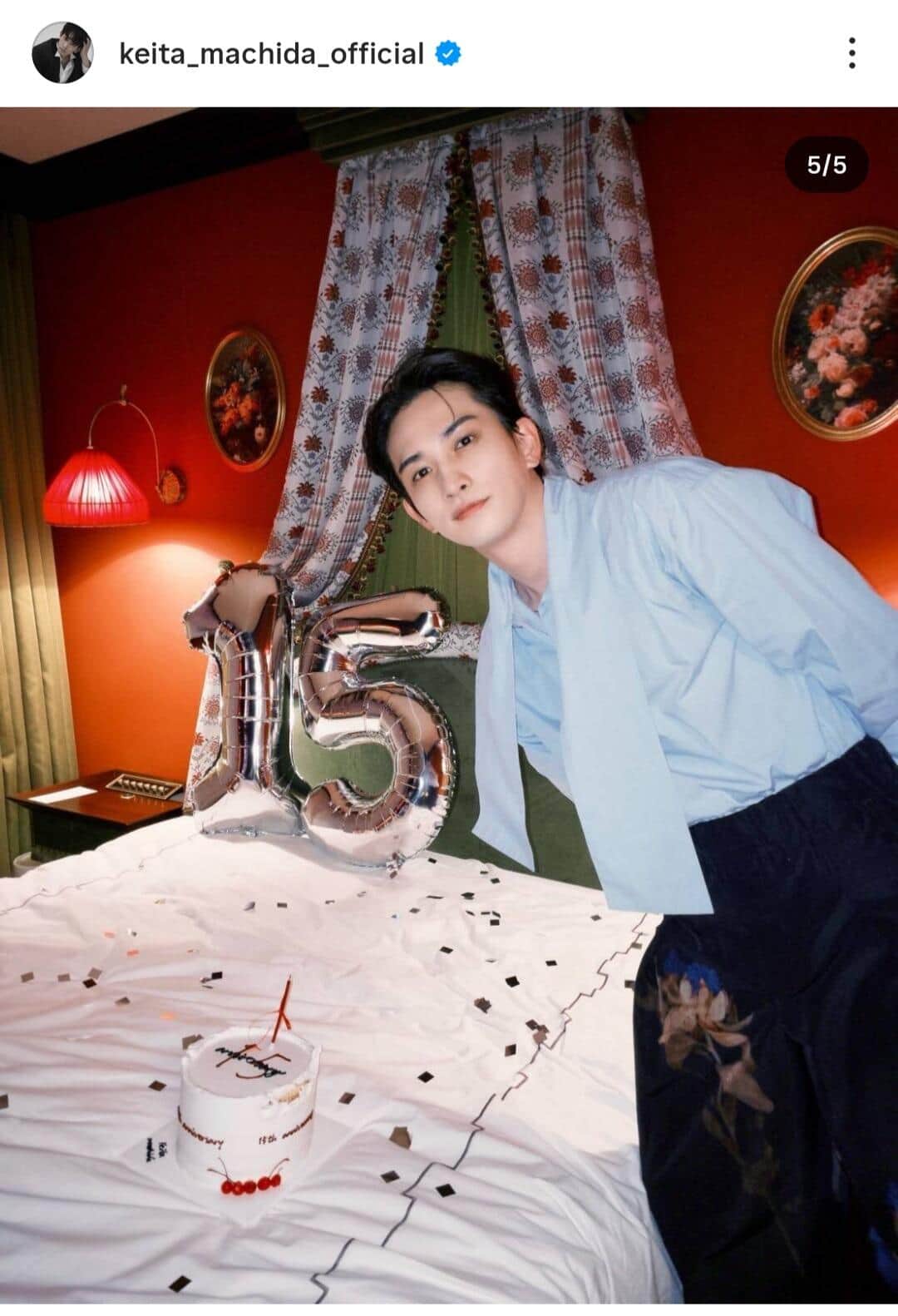 町田啓太さんのインスタグラム（＠keita_machida_official）より