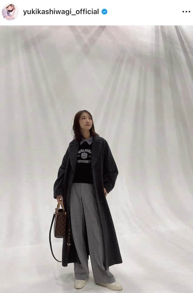 柏木由紀さんのインスタグラム（＠yukikashiwagi_official）より