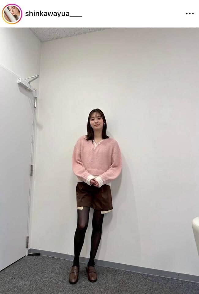 新川優愛さんのインスタグラム（＠shinkawayua___）より