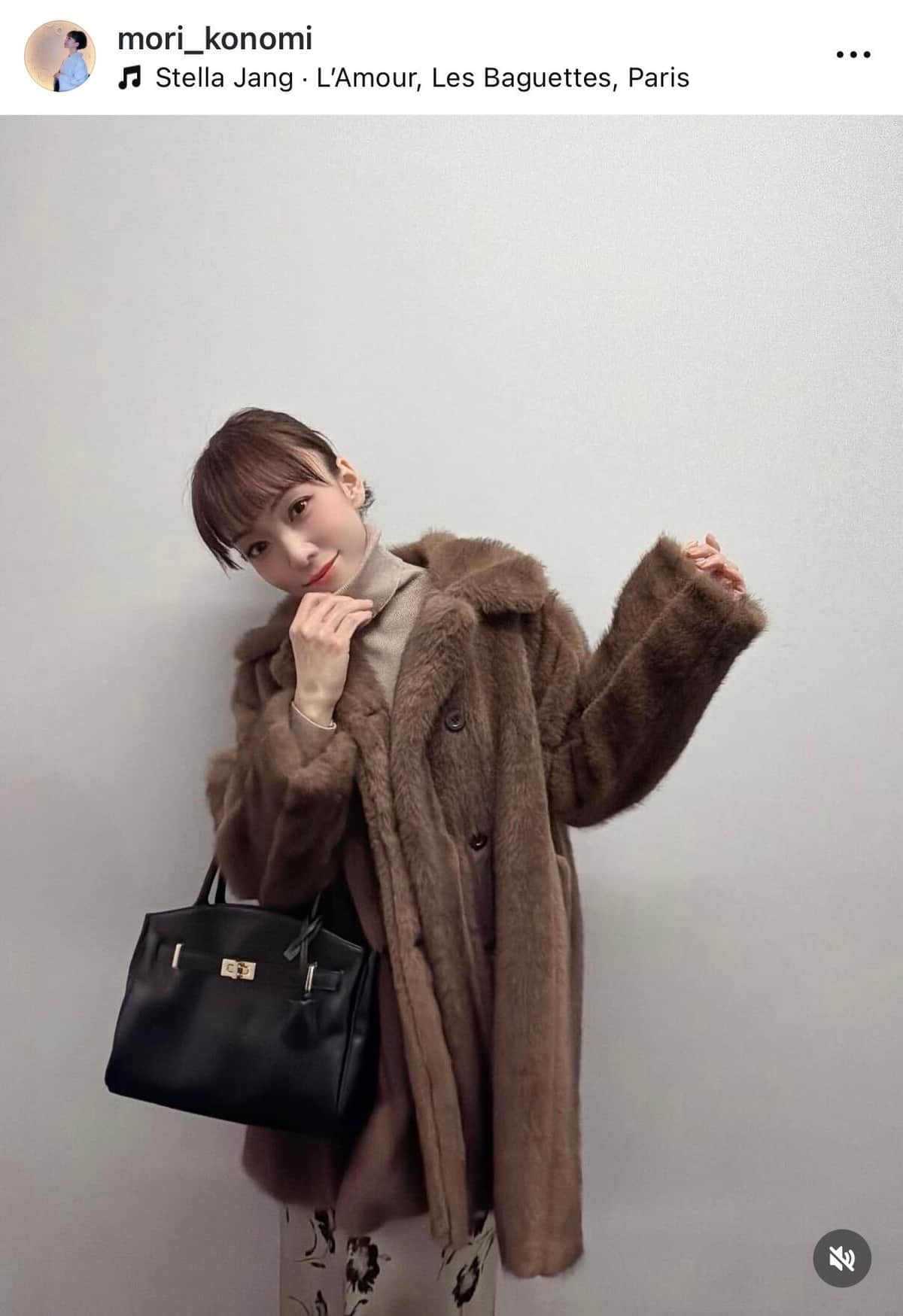 杜このみさんのインスタグラム（＠mori_konomi）より