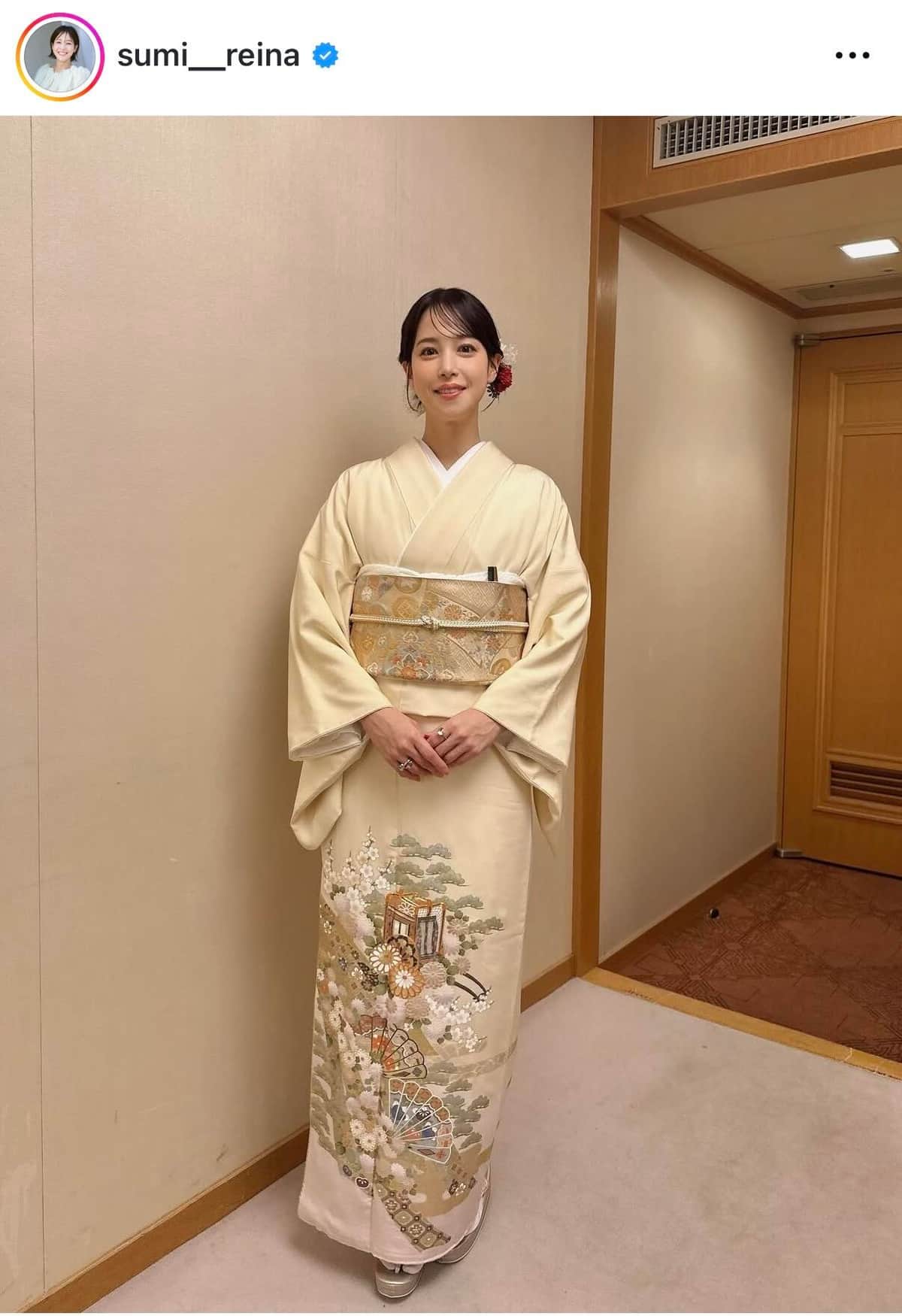鷲見玲奈さんのインスタグラム（＠sumi__reina）より
