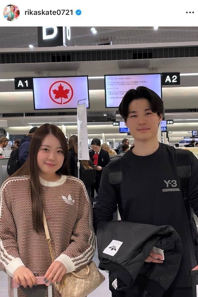 紀平梨花選手のインスタグラム（＠rikaskate0721）より