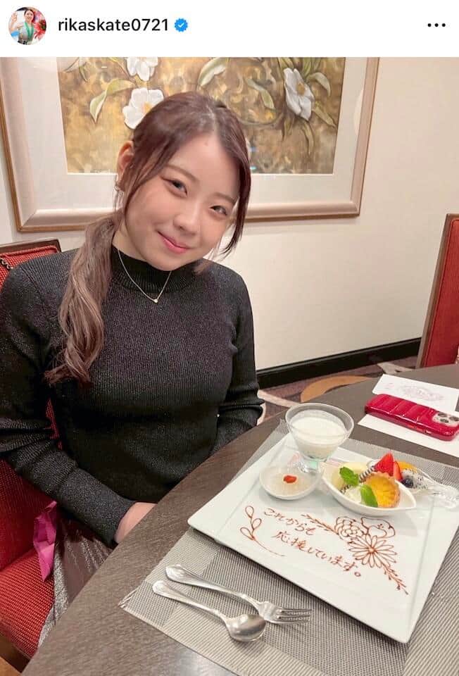 紀平梨花選手のインスタグラム（＠rikaskate0721）より