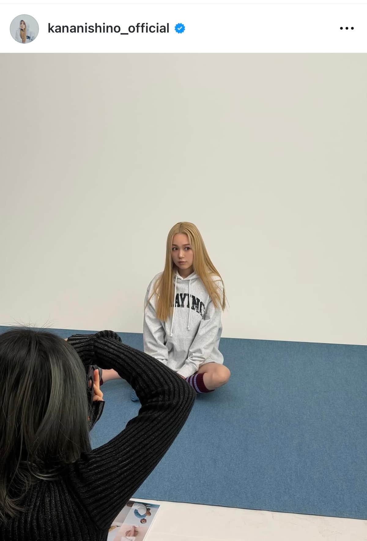 西野カナさんのインスタグラム（＠kananishino_official）より