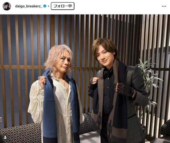DAIGOさんのインスタグラム（＠daigo_breakerz_）より