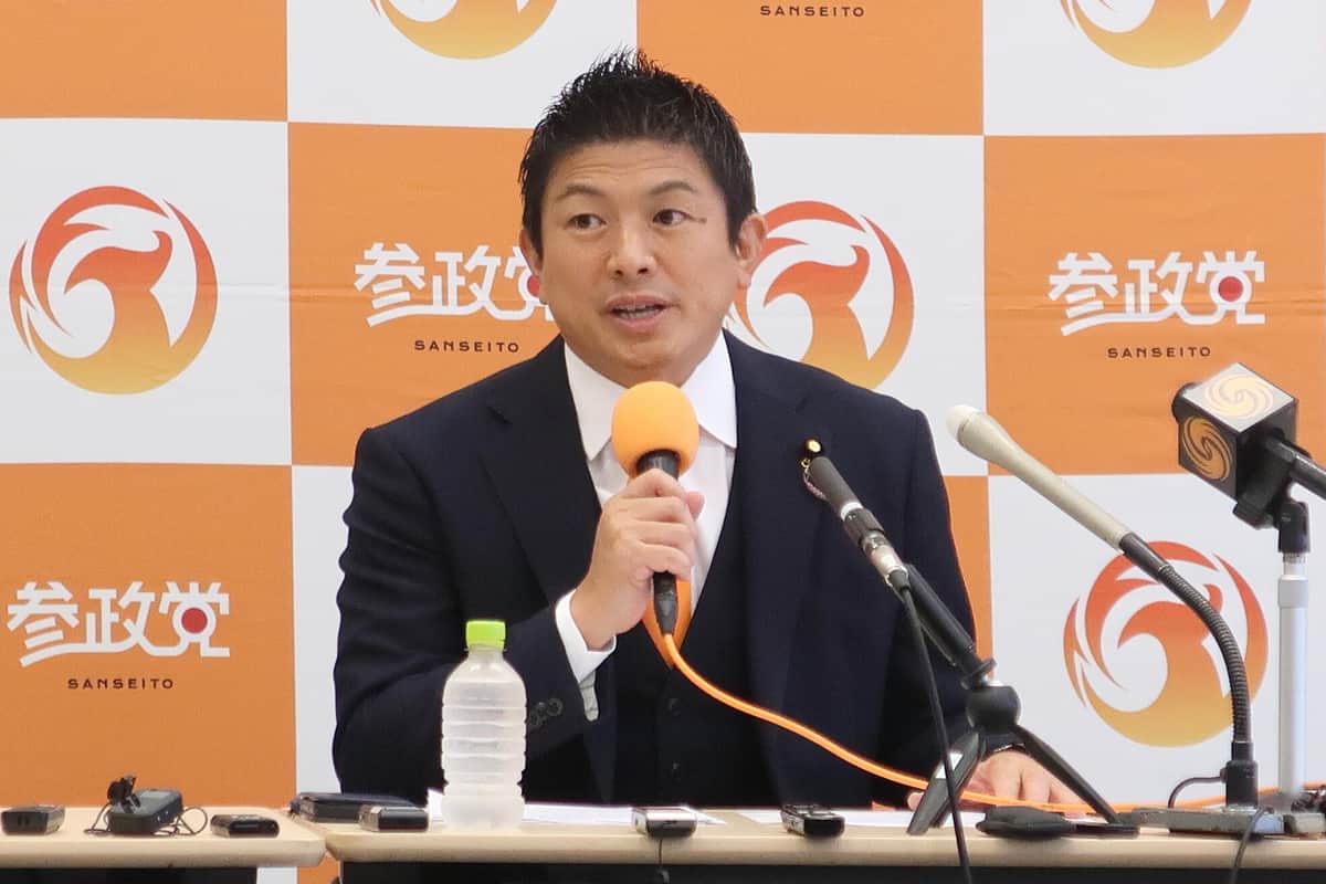 参政党・神谷宗幣代表（2025年9月撮影）