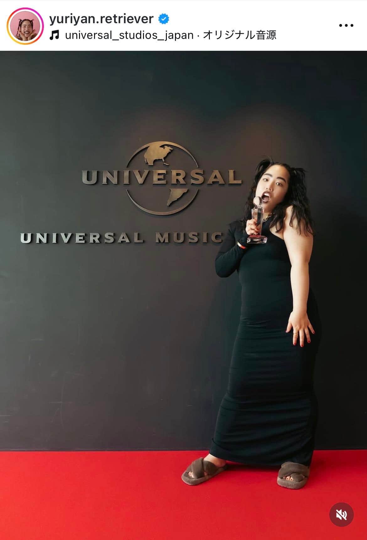 ゆりやんレトリィバァさんのインスタグラム（＠yuriyan.retriever）より