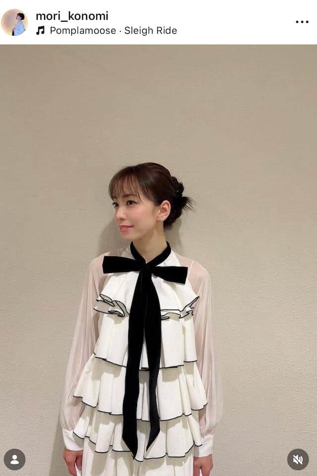 杜このみさんのインスタグラム（＠mori_konomi）より