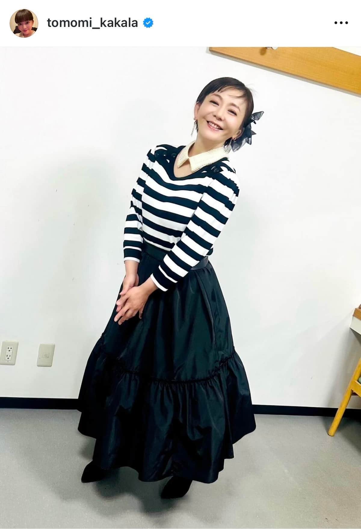 華原朋美さんのインスタグラム（＠tomomi_kakala）より