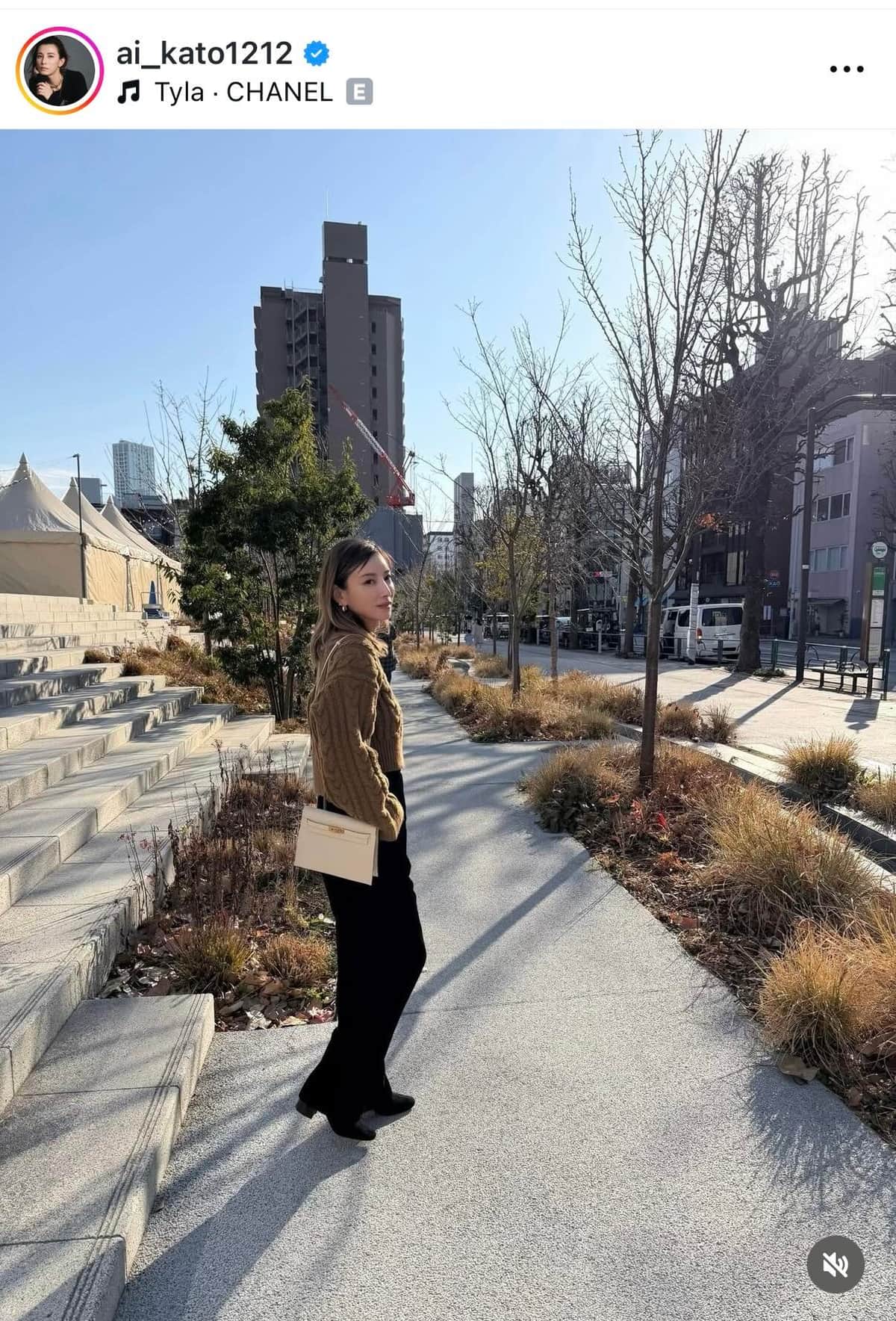 加藤あいさんのインスタグラム（＠ai_kato1212）より