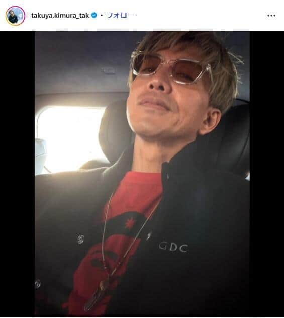木村拓哉さんのインスタグラム（＠takuya.kimura_tak）より