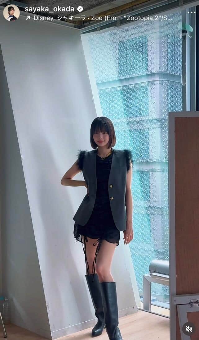 岡田紗佳さんのインスタグラム（＠sayaka_okada）より