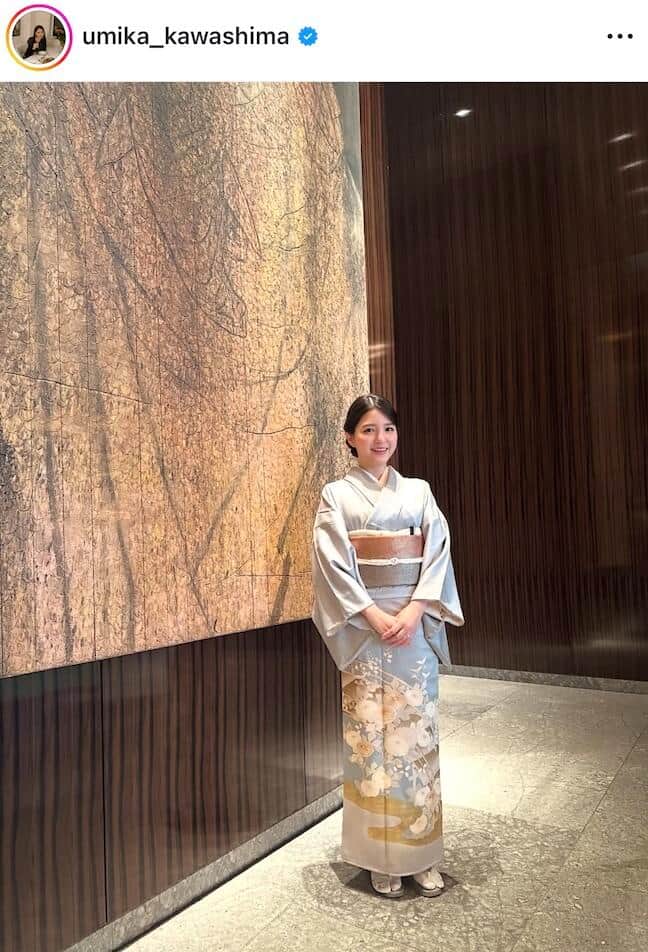 川島海荷さんのインスタグラム（＠umika_kawashima）より