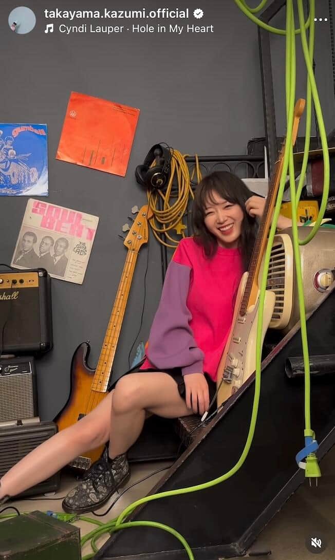 高山一実さんのインスタグラム（＠takayama.kazumi.official）より