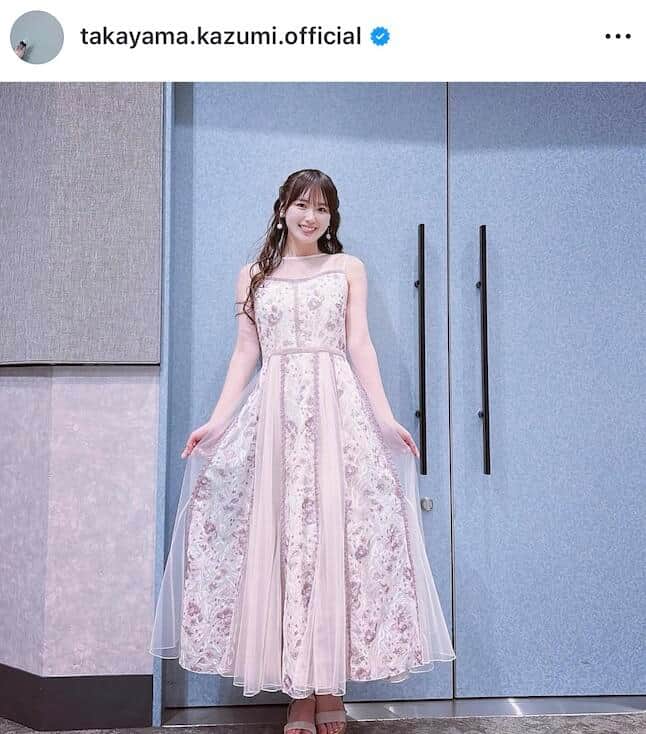 高山一実さんのインスタグラム（＠takayama.kazumi.official）より