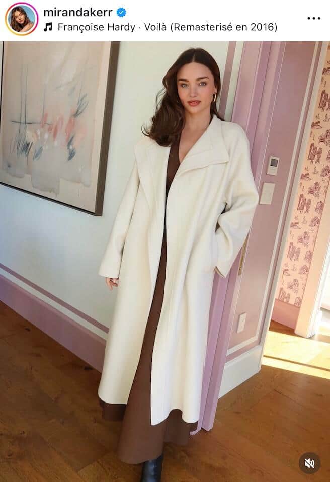 ミランダ・カーさんのインスタグラム（＠mirandakerr）より