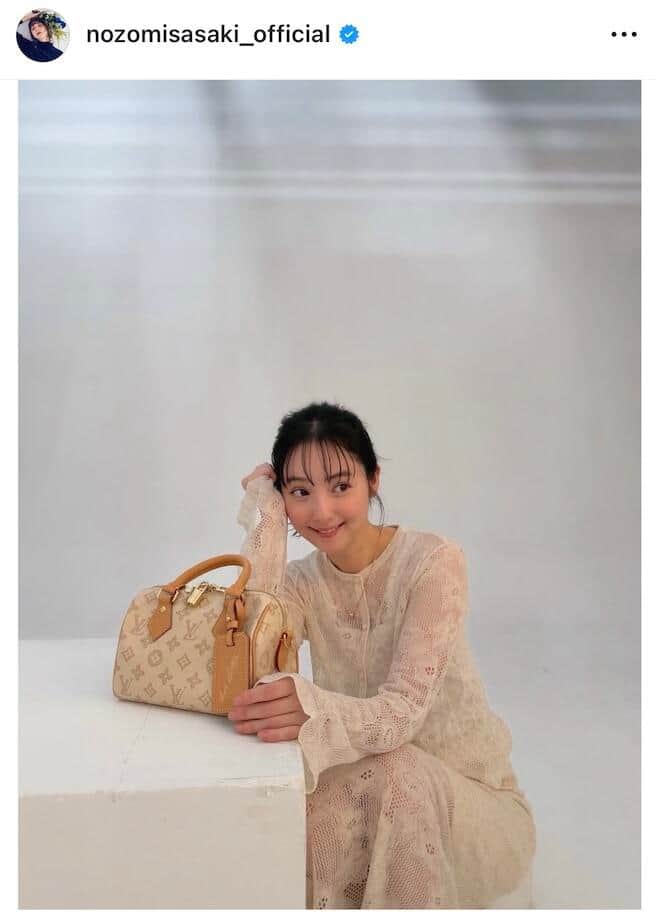 佐々木希さんのインスタグラム（＠nozomisasaki_official）より