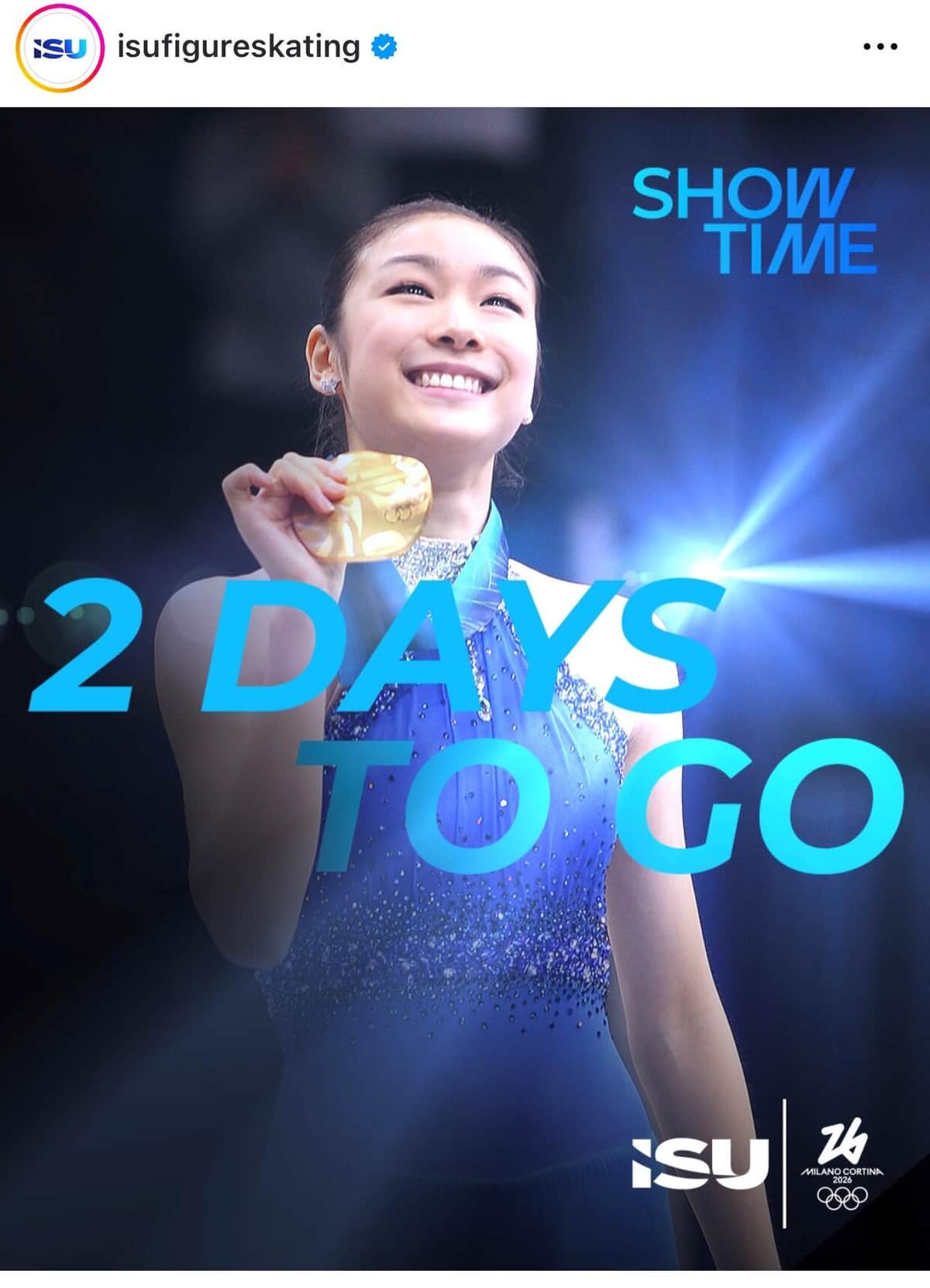 キム・ヨナさん（ISUインスタグラムより）