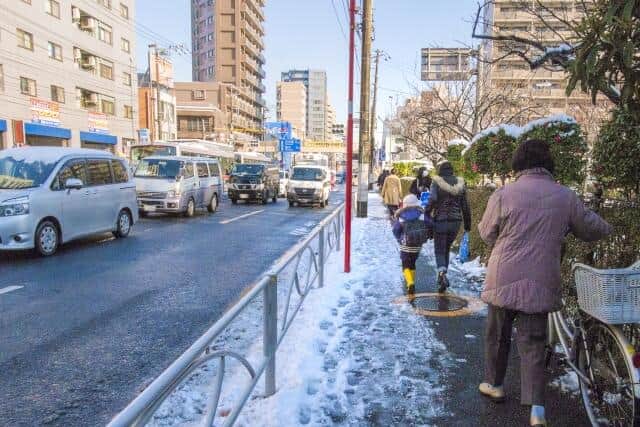週末には都内での積雪予報も出ている（画像はイメージ）