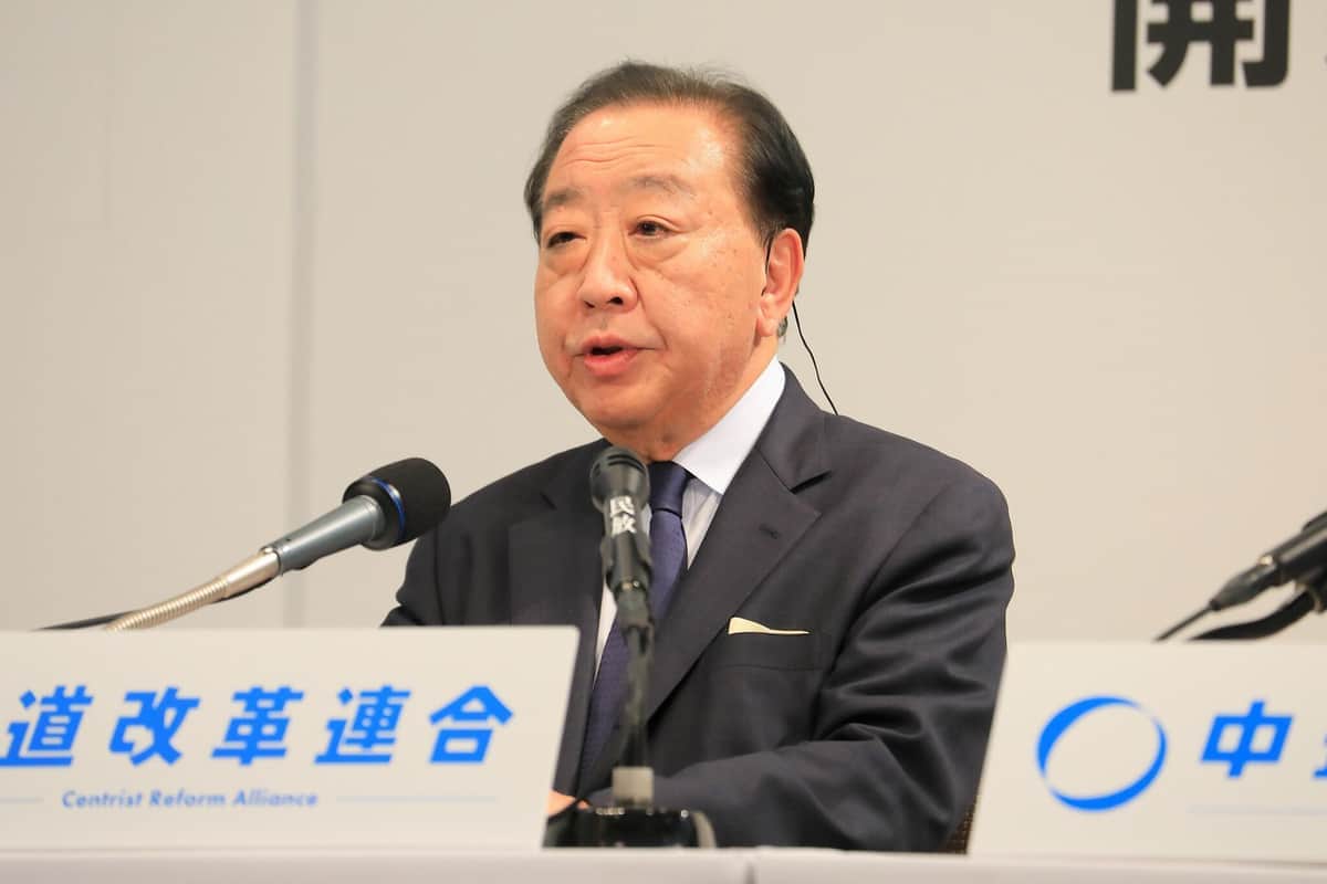 中道改革連合の野田佳彦共同代表