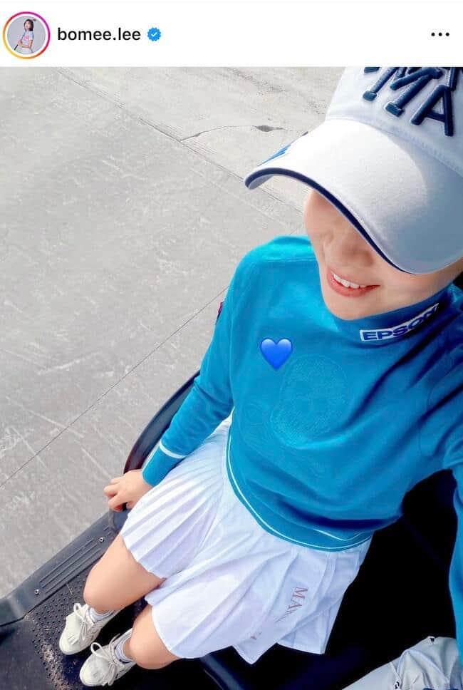 イ・ボミさんのインスタグラム（＠bomee.lee）より