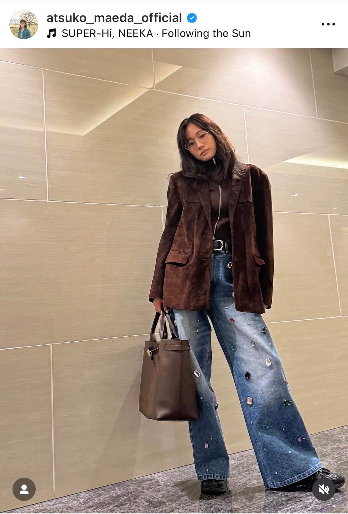 前田敦子、マフラーあわせて...ダウン＆ブーツの私服冬コーデでステキ大絶賛　神スタイルショット