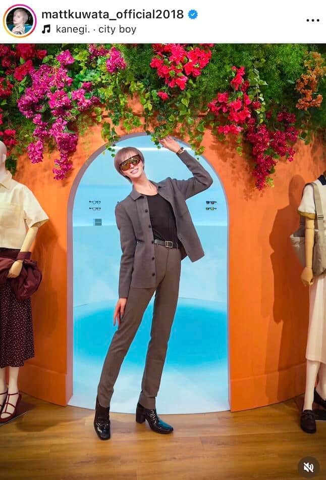 Mattさんのインスタグラム（＠mattkuwata_official2018）より