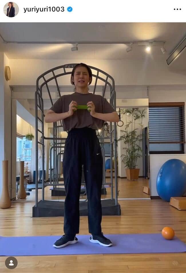 石田ゆり子さんのインスタグラム（＠yuriyuri1003）より