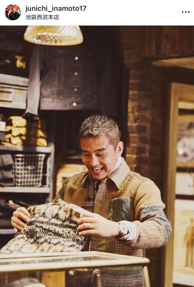 稲本潤一さんのインスタグラム（＠junichi_inamoto17）より