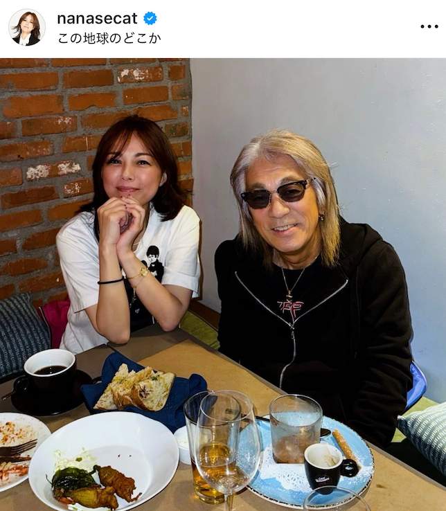 相川七瀬さんのインスタグラム（＠nanasecat）より