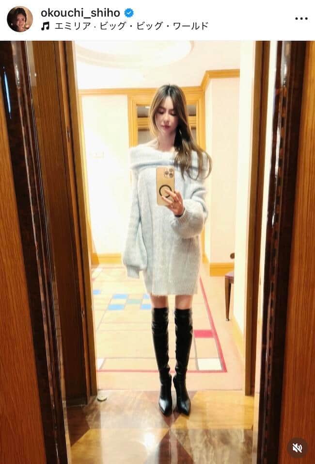 大河内志保さんのインスタグラム（＠okouchi_shiho）より