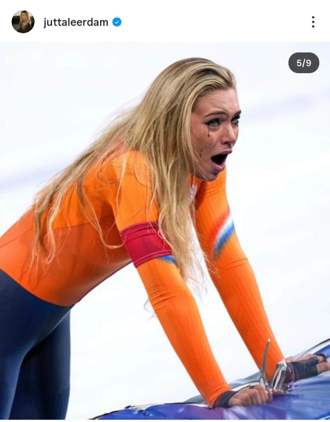 ユタ・レールダム選手のインスタグラム（＠juttaleerdam）より