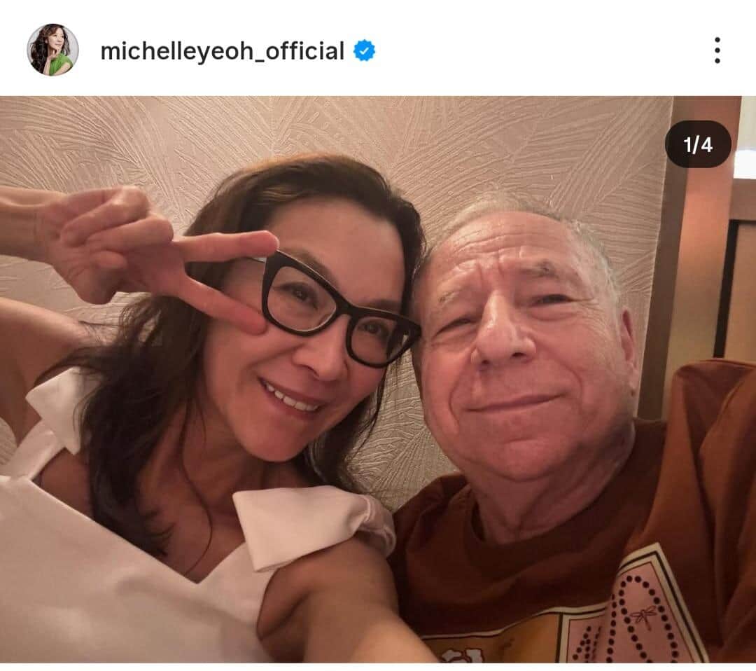 ミシェル・ヨーさんのインスタグラム（＠michelleyeoh_official）より