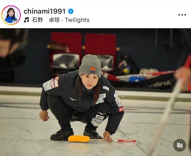 吉田知那美選手のインスタグラム（＠chinami1991）より