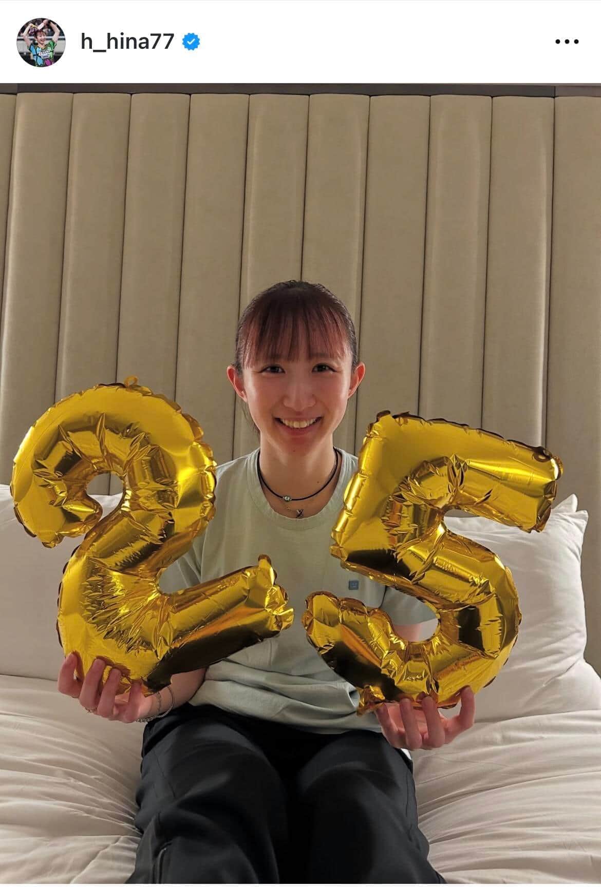 早田ひなさんのインスタグラム（＠h_hina77）より