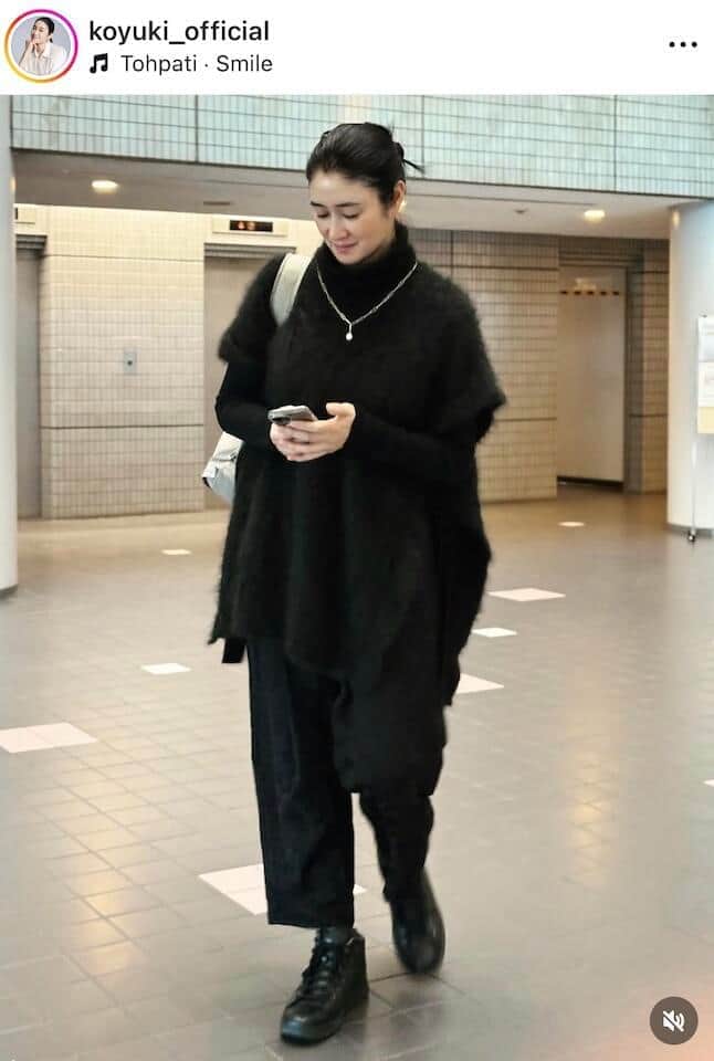 小雪さんのインスタグラム（＠koyuki_official）より
