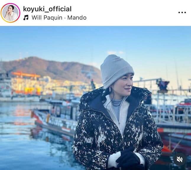 小雪さんのインスタグラム（＠koyuki_official）より