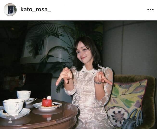 加藤ローサさんのインスタグラム（＠kato_rosa_）より