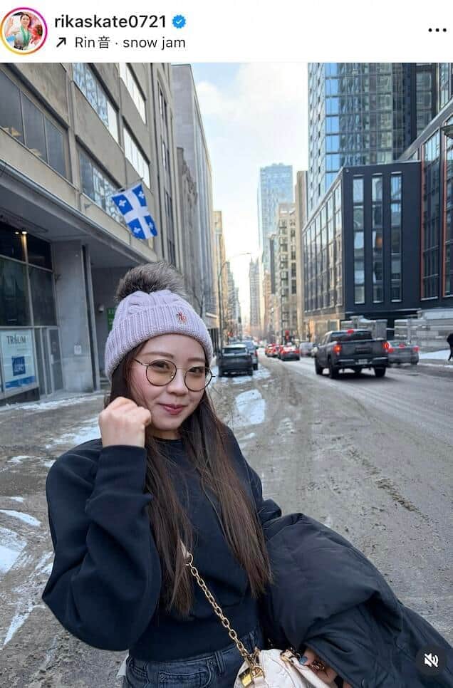 紀平梨花選手のインスタグラム（＠rikaskate0721）より