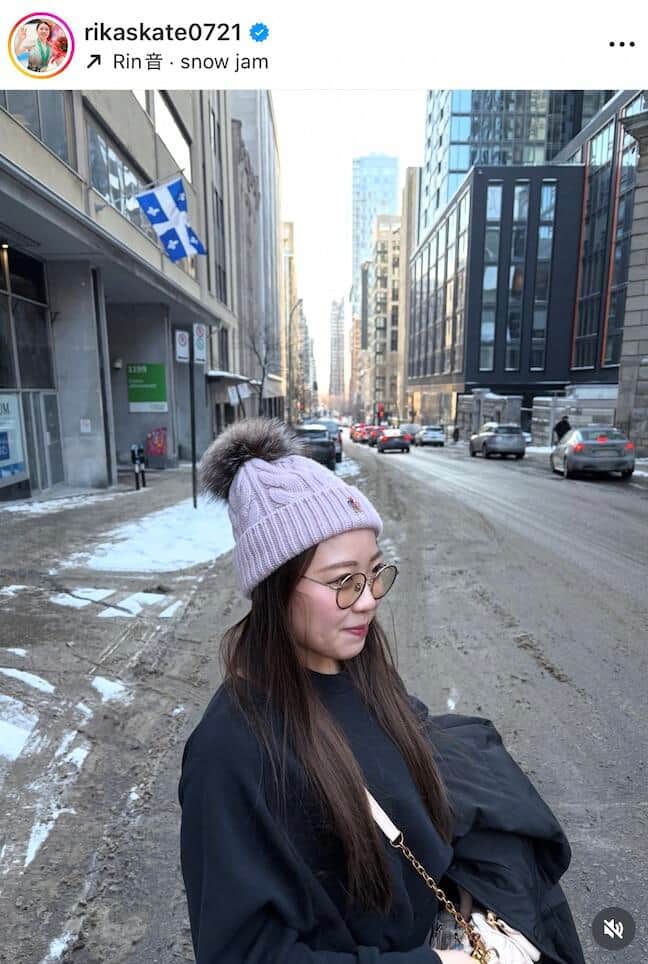 紀平梨花選手のインスタグラム（＠rikaskate0721）より